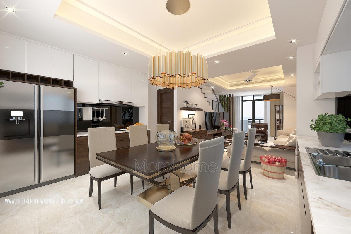 Bộ bàn ăn cho biệt thự